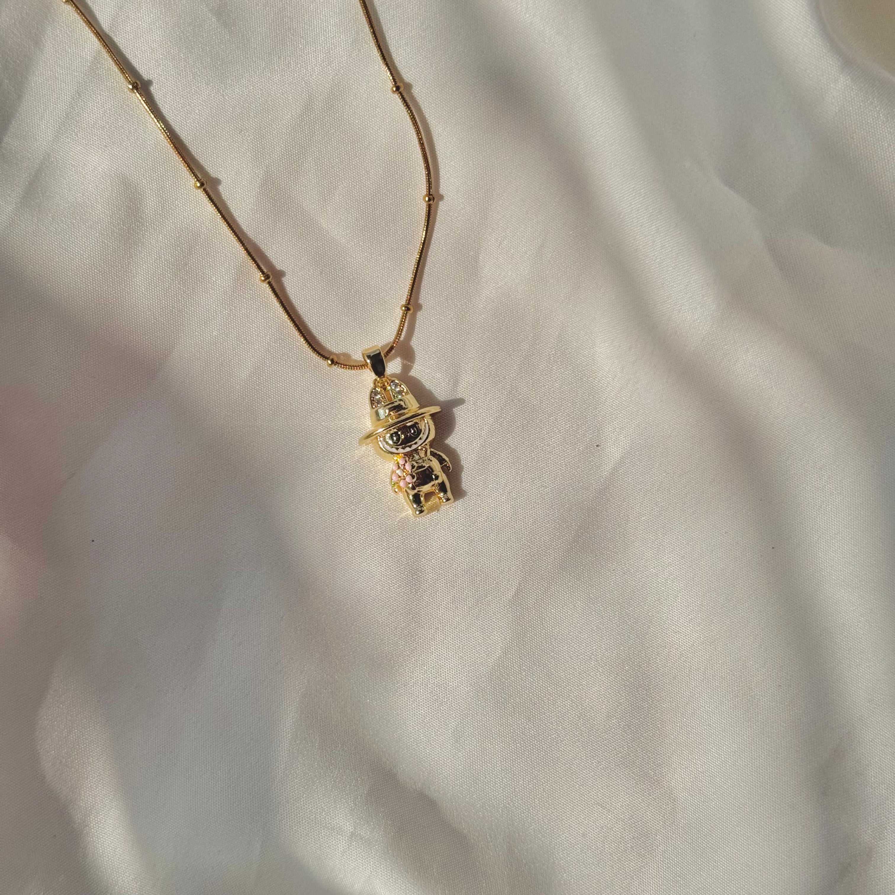 Baby labubu necklace