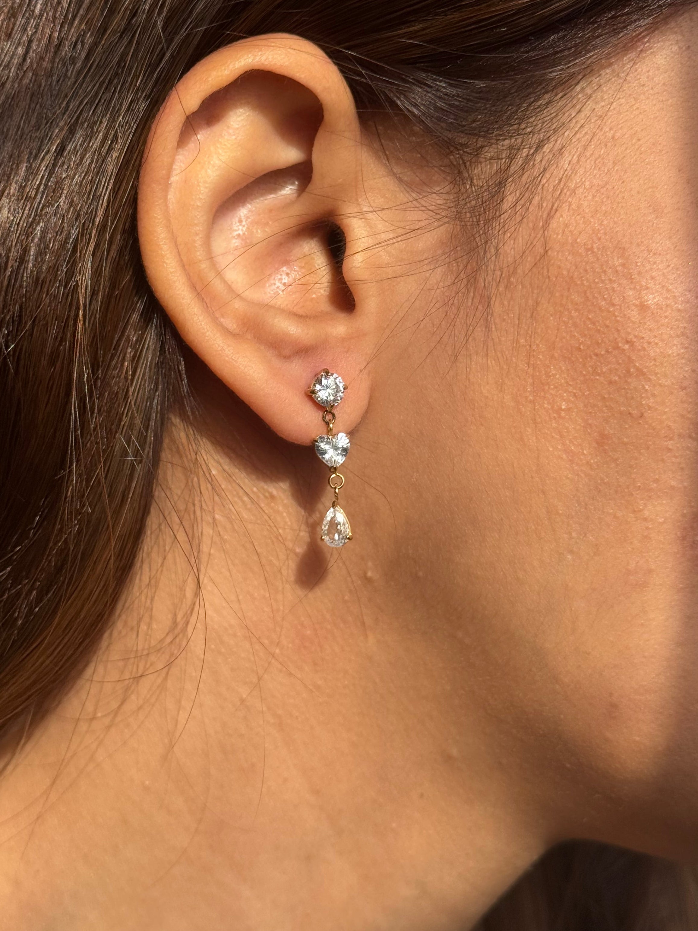 Statement Elegant Diamond Earrings