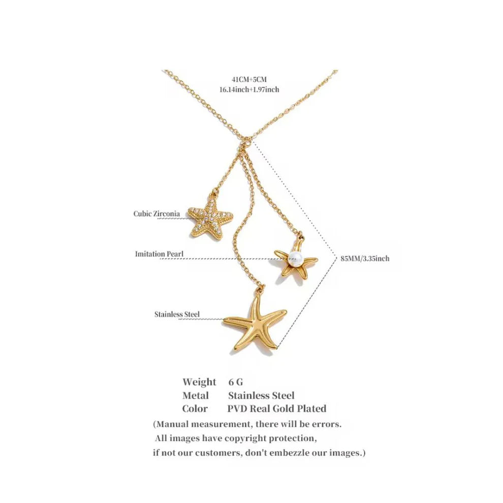 3 Jellyfish Beach Necklace