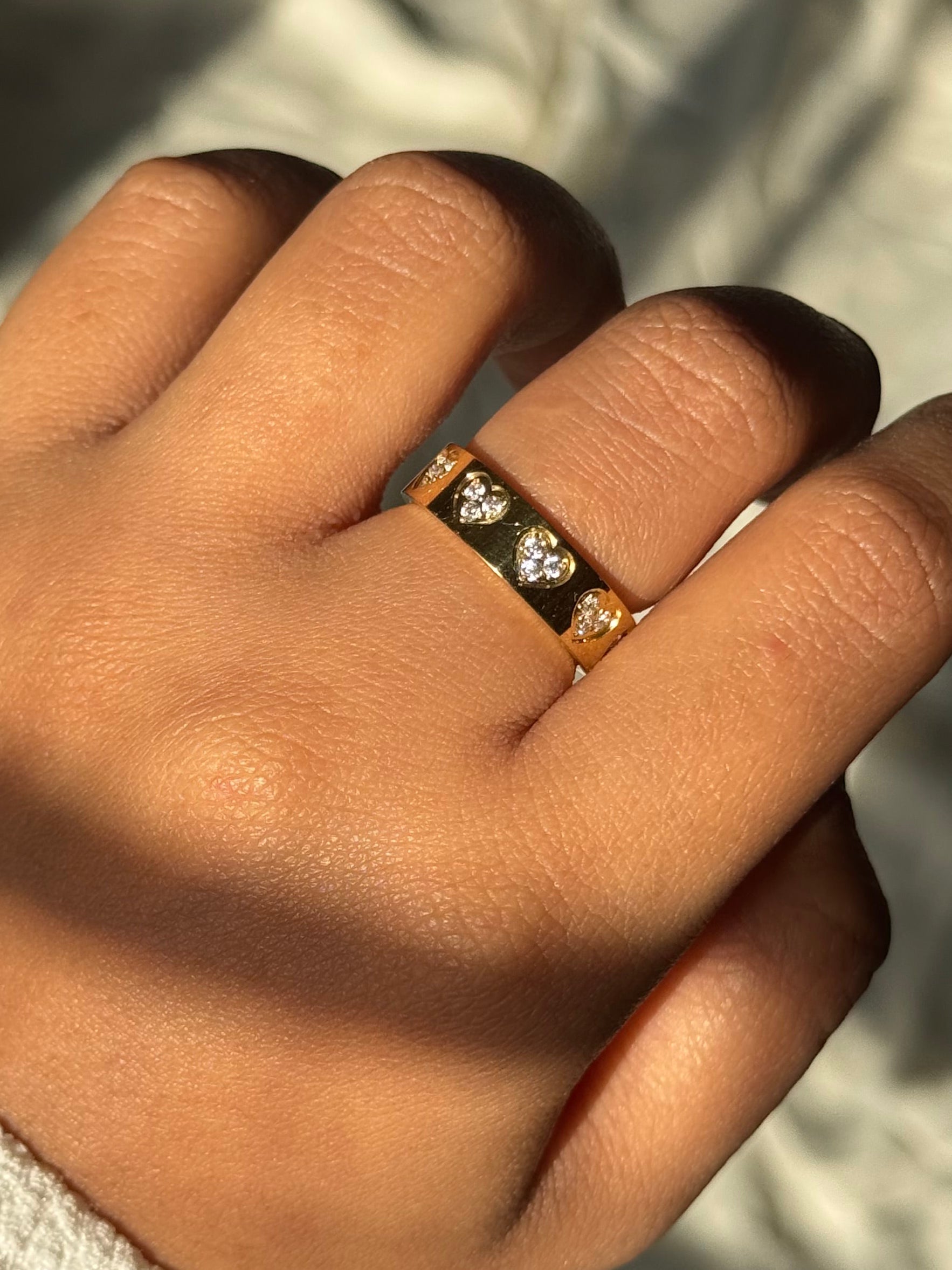 Diamond Heart Ring