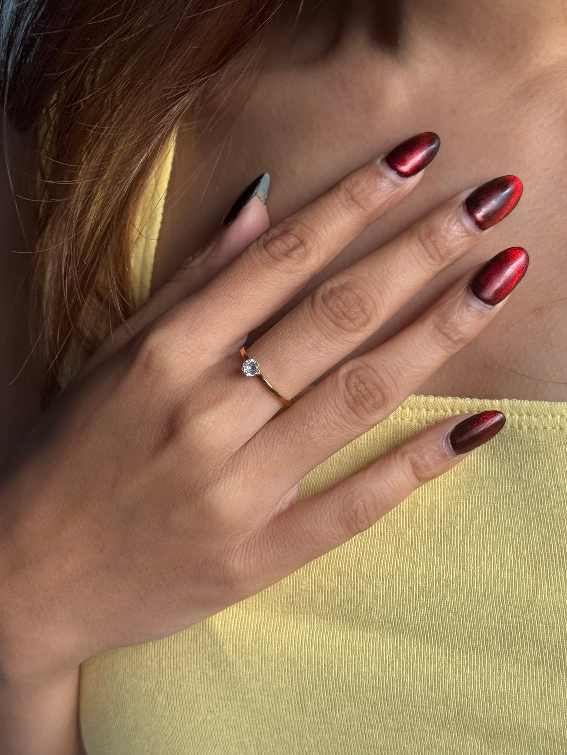 Promise Gold Diamond Ring