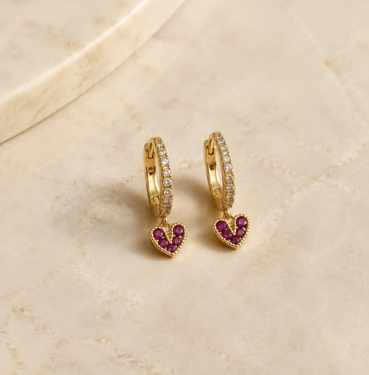 Blush Pink Diamond Earrings