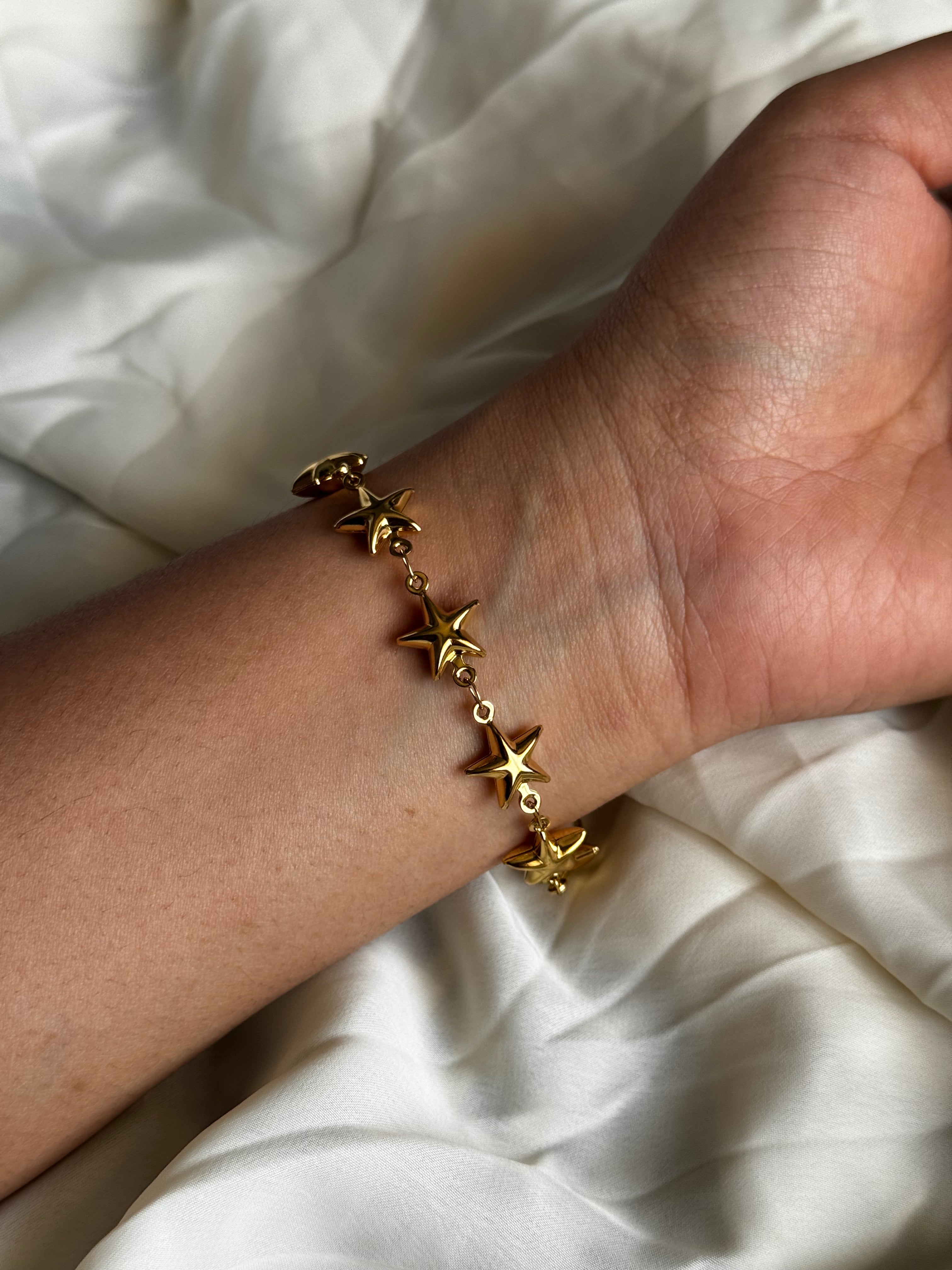 Gold Star Bracelet
