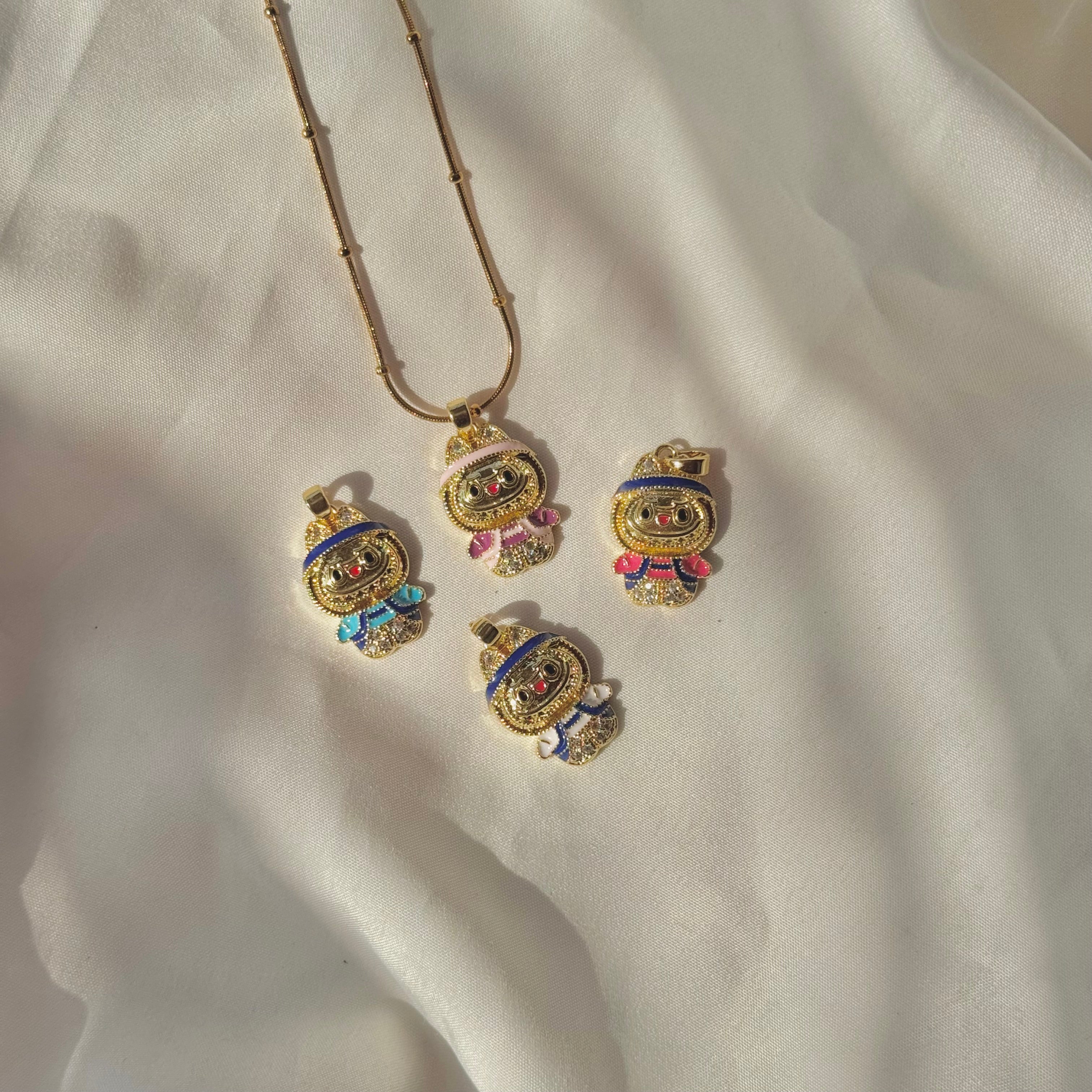 Labubu lover necklace