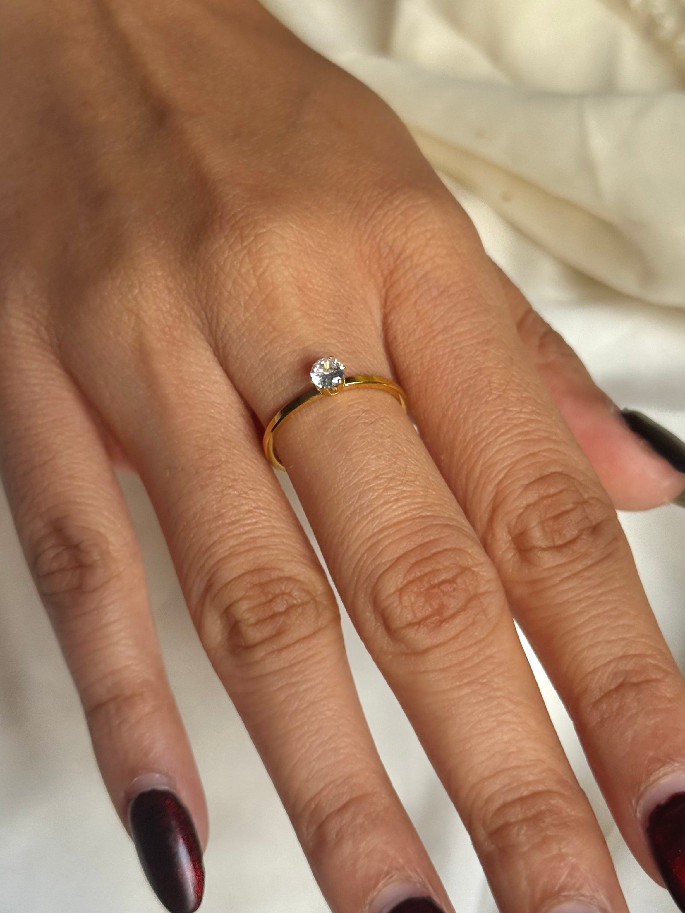 Promise Gold Diamond Ring