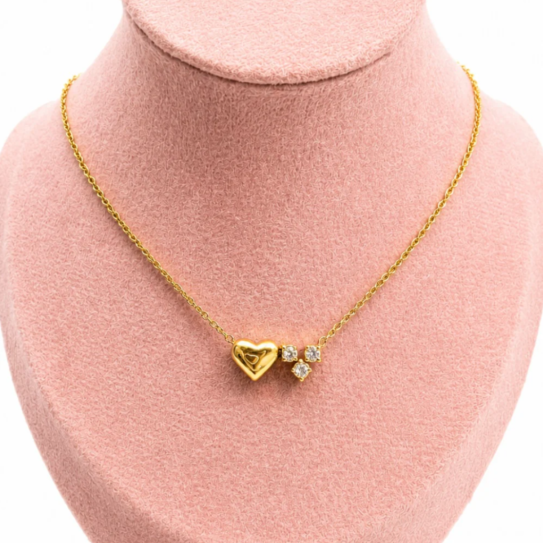 You and Me Hearts Necklace 💕