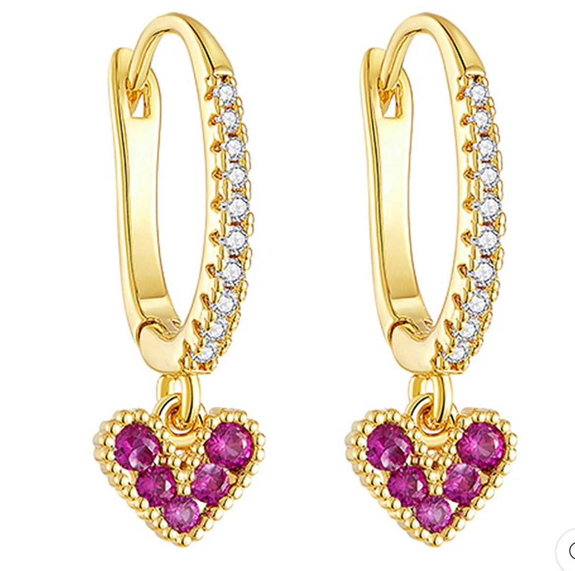 Blush Pink Diamond Earrings