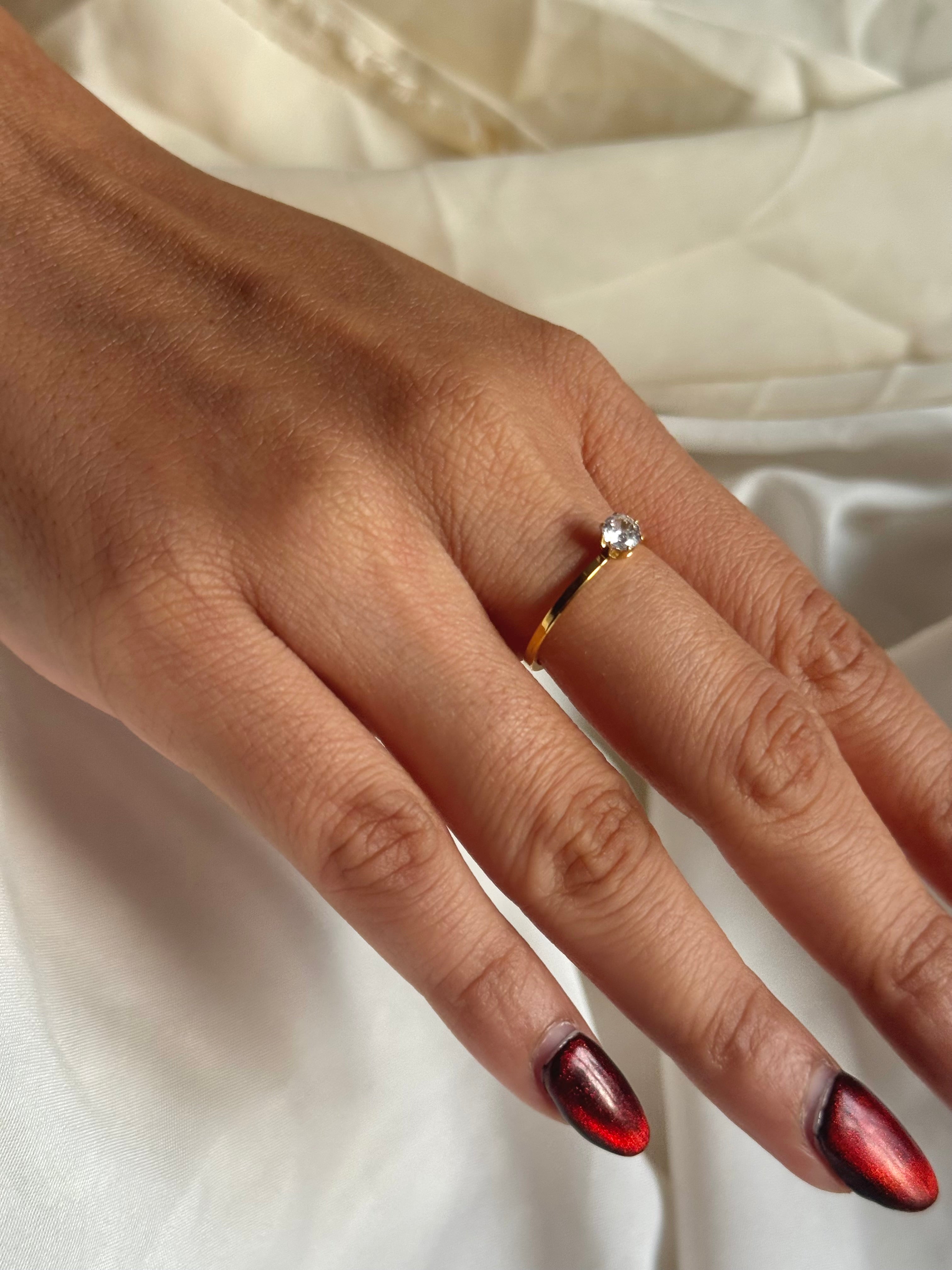 Promise Gold Diamond Ring