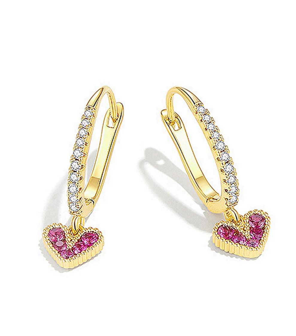 Blush Pink Diamond Earrings