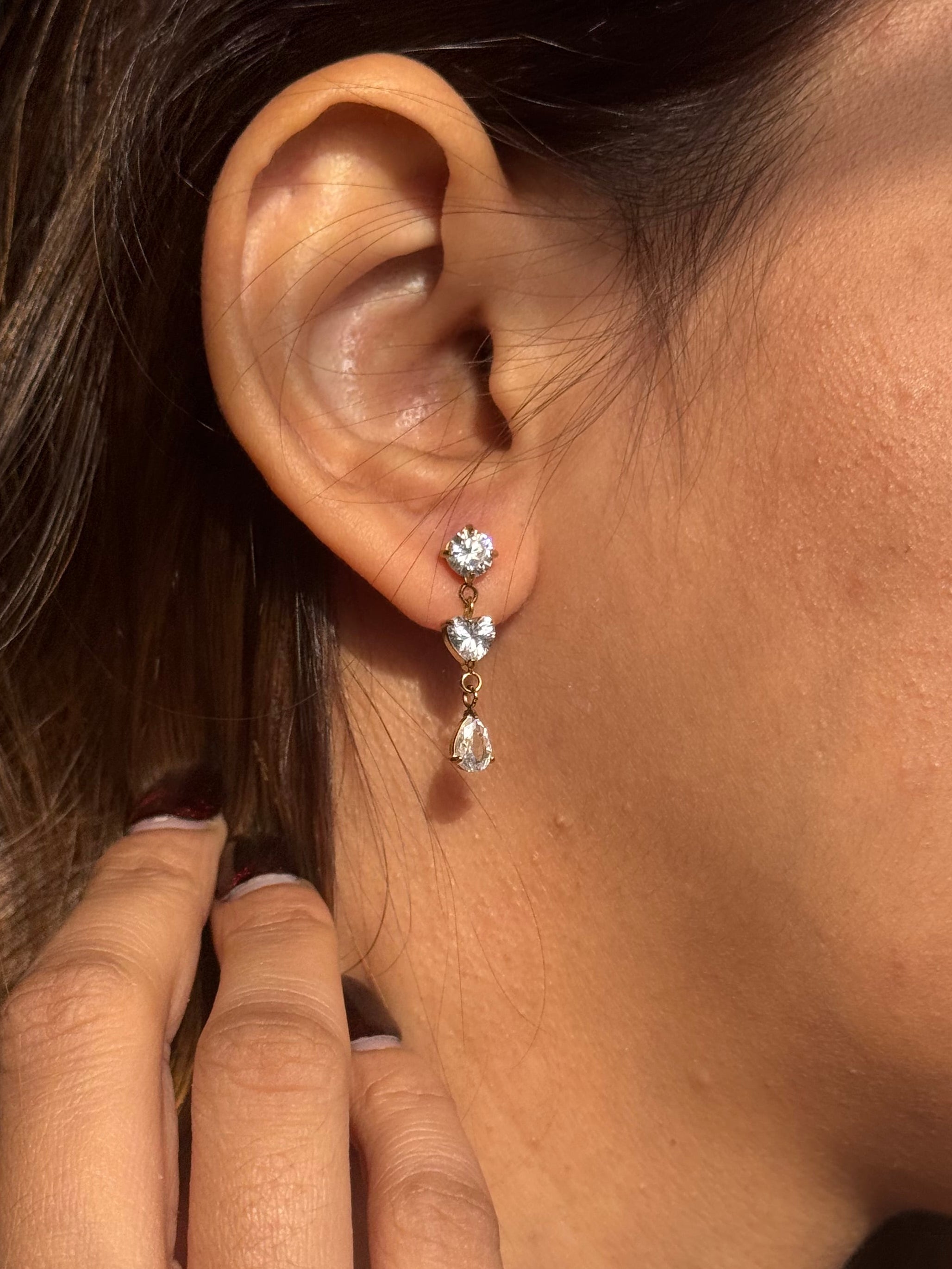 Statement Elegant Diamond Earrings