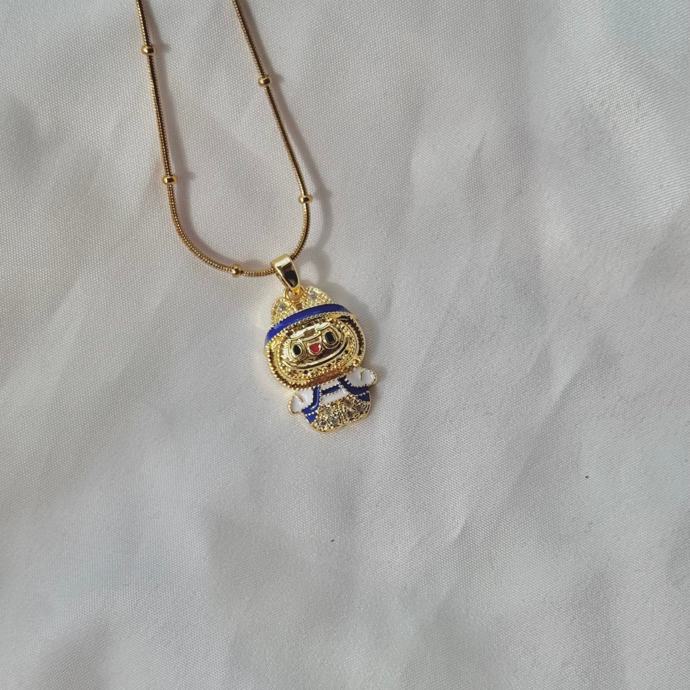 Labubu lover necklace