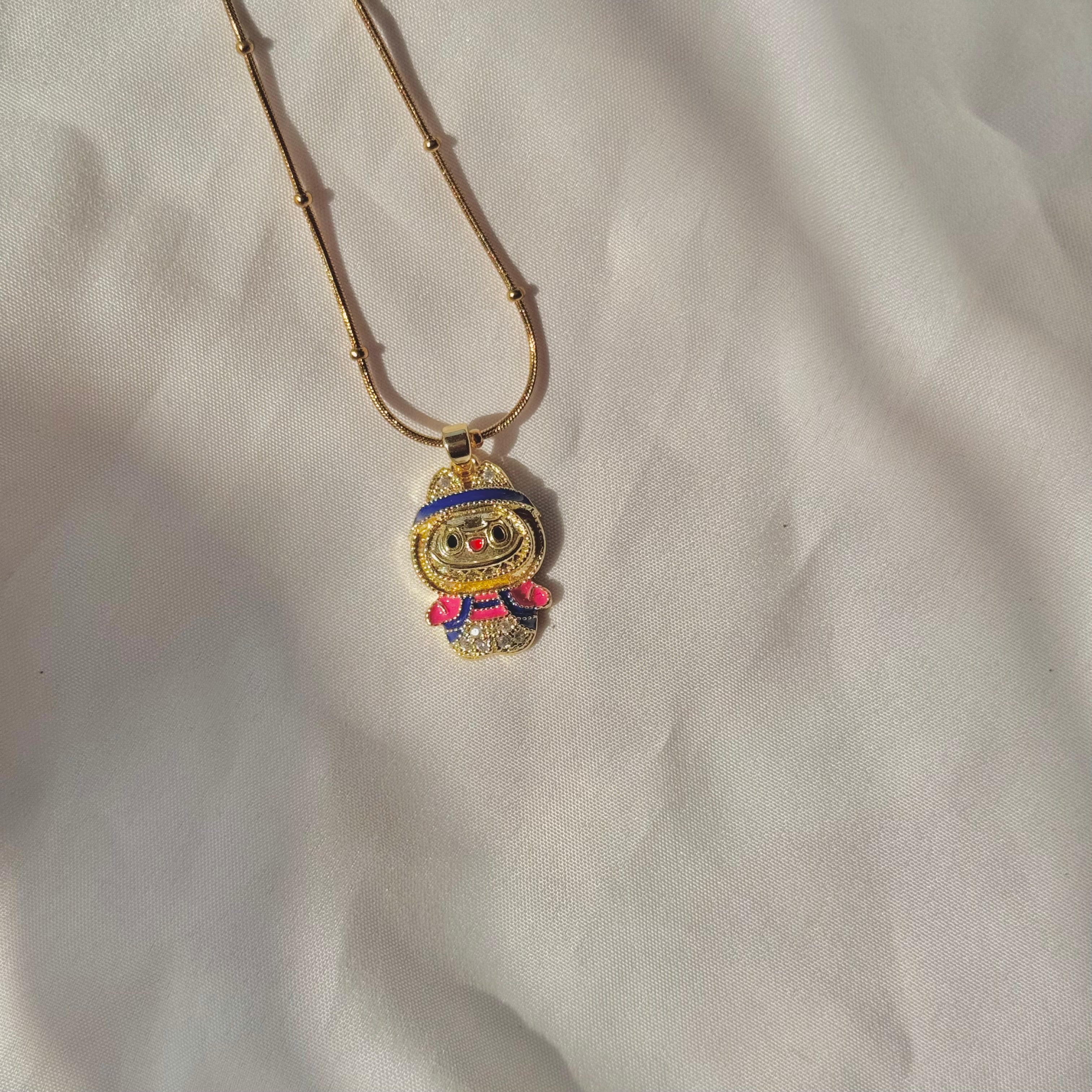 Labubu lover necklace