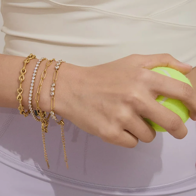 Diamond Pin Bracelet