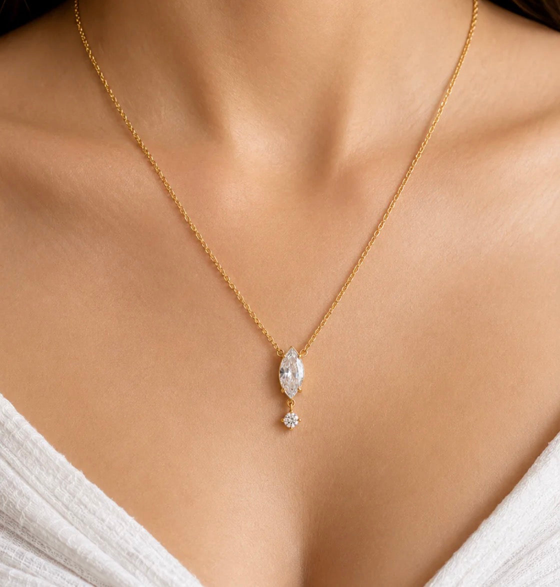 Marquis Diamond Necklace