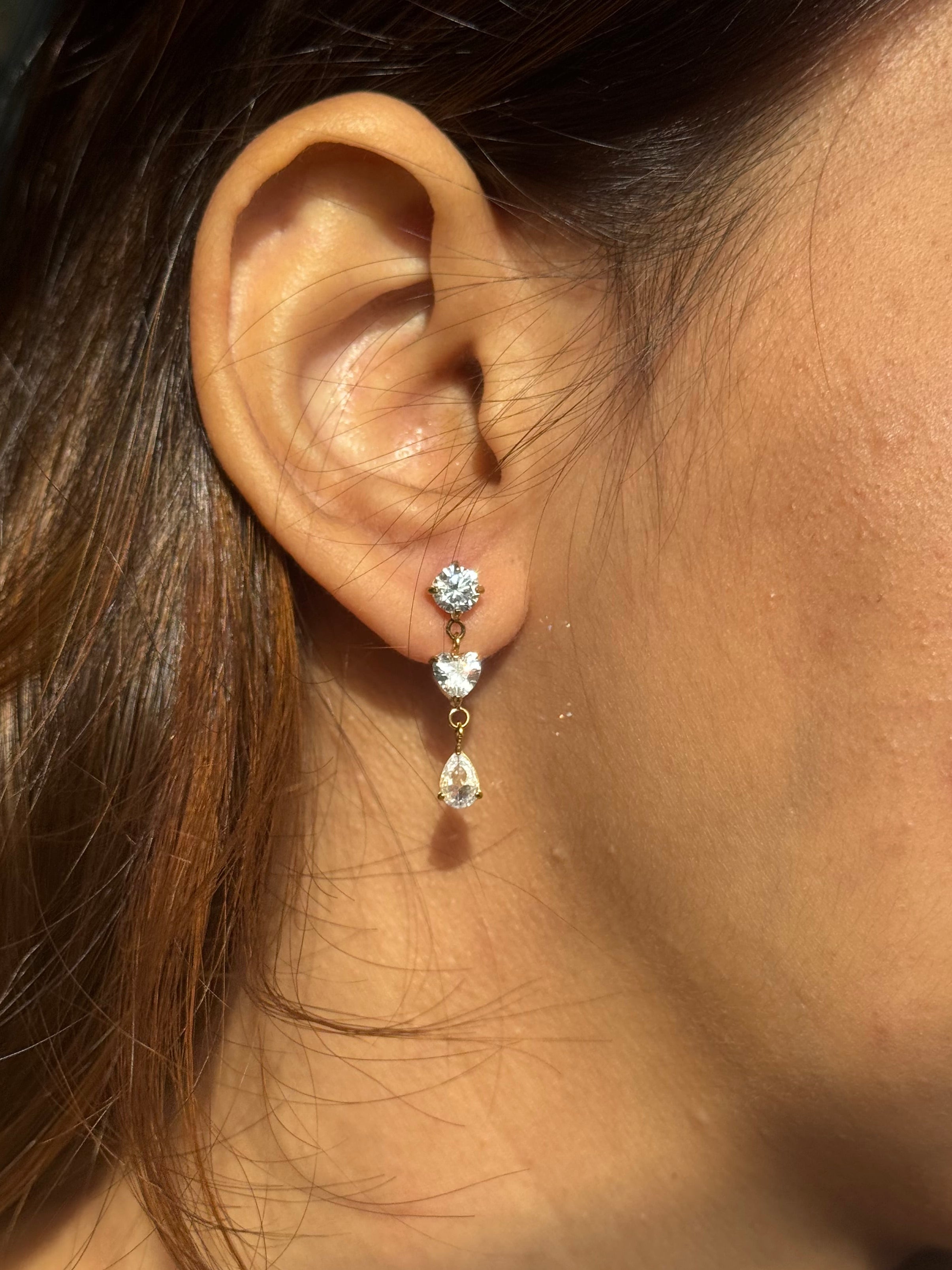 Statement Elegant Diamond Earrings