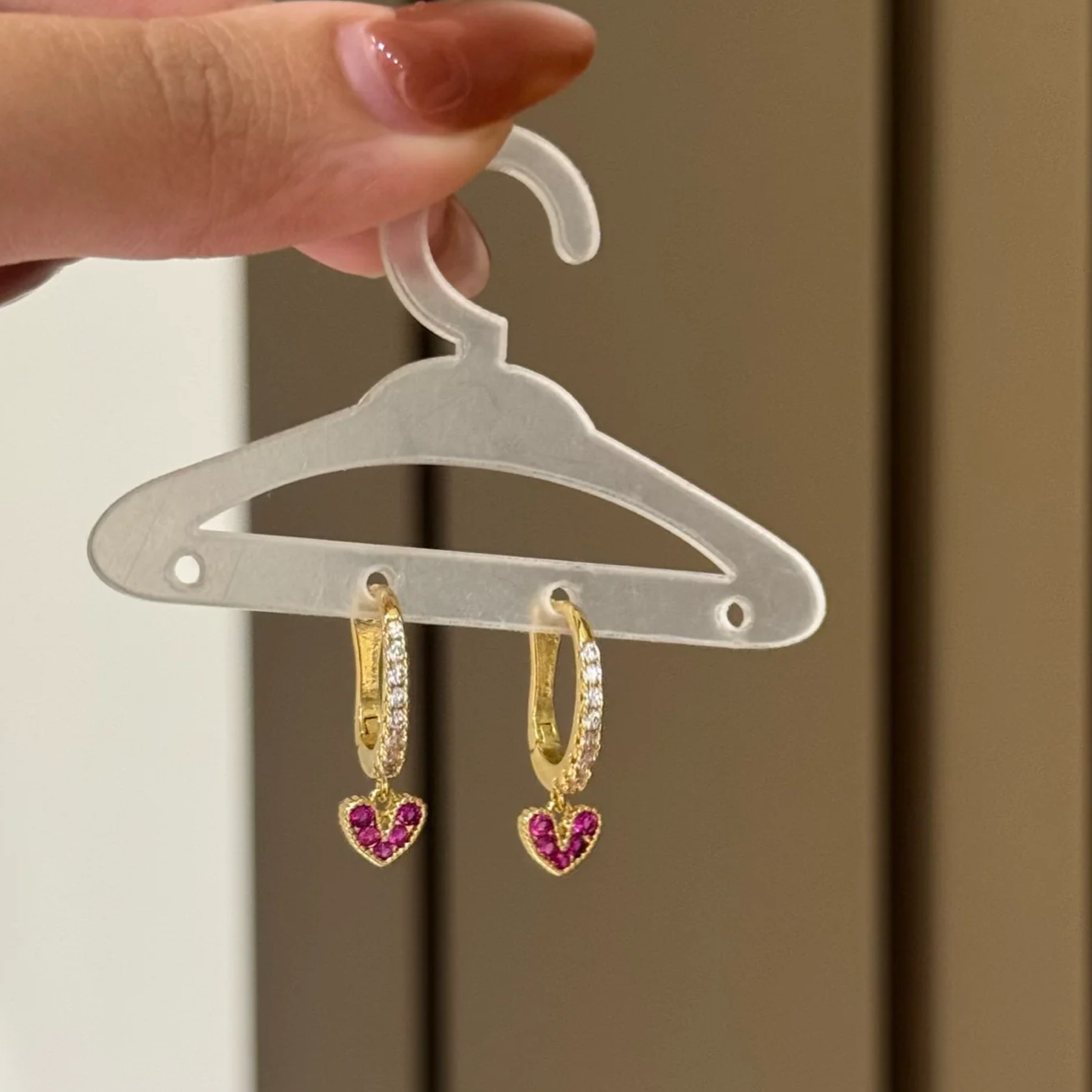 Blush Pink Diamond Earrings