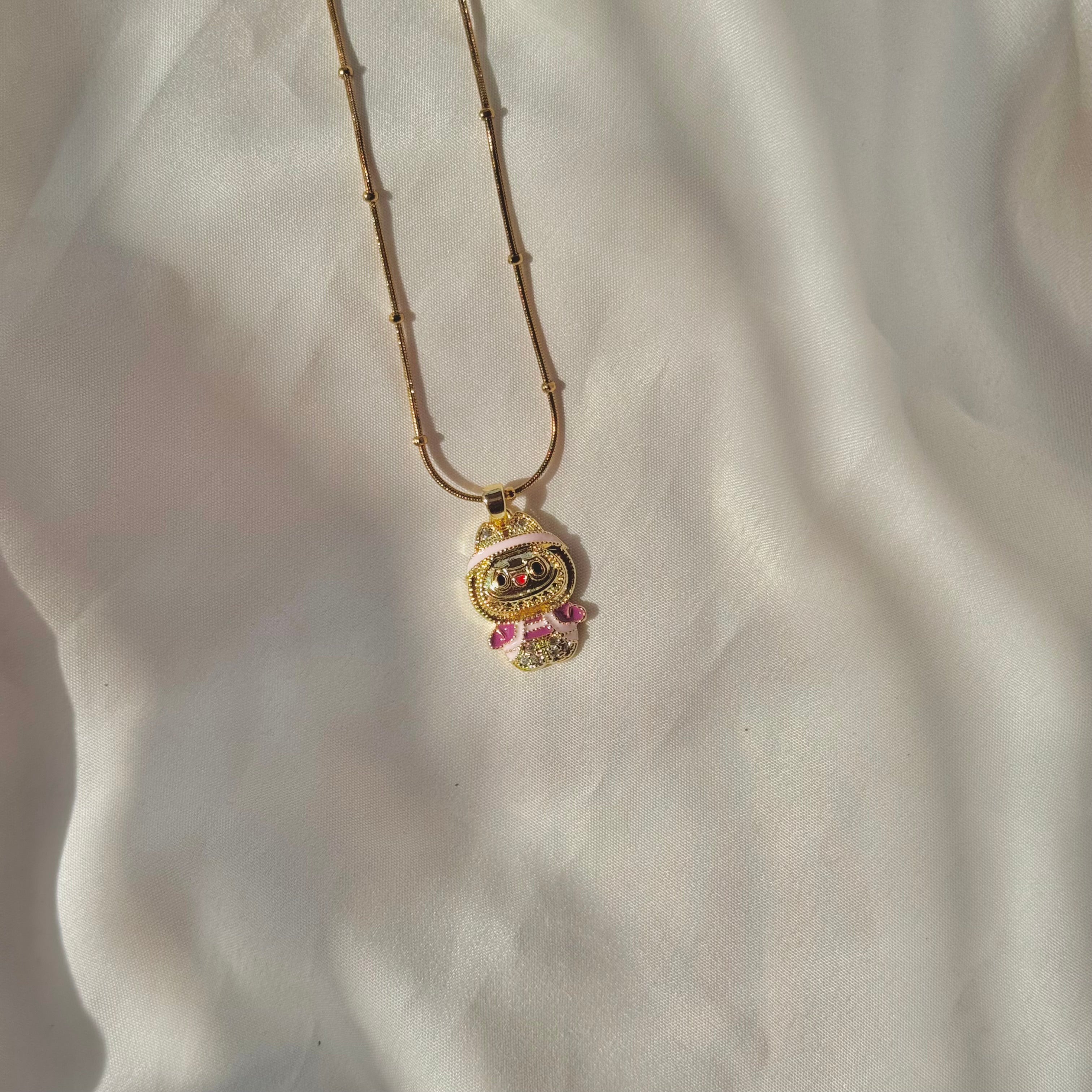 Labubu lover necklace