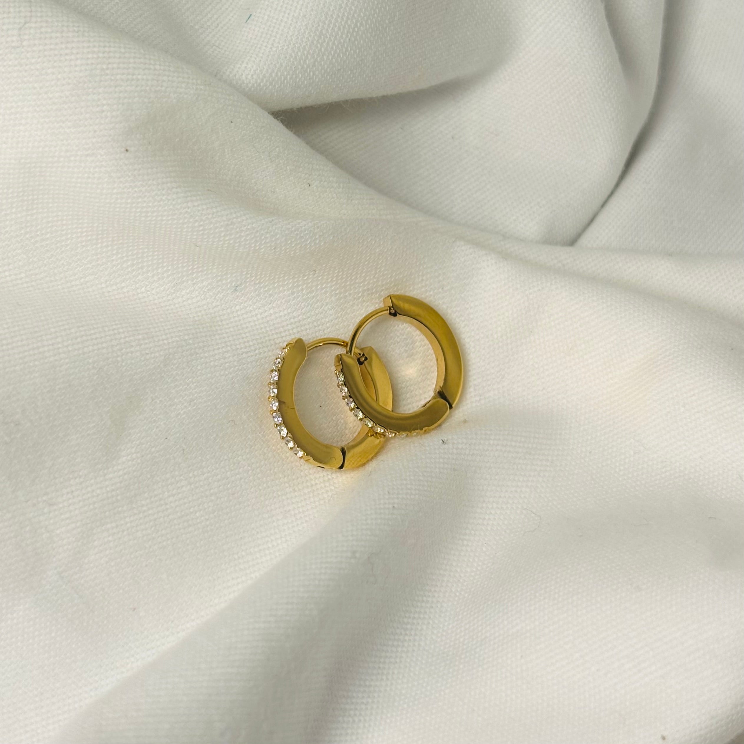 Baby Diamond Hoop