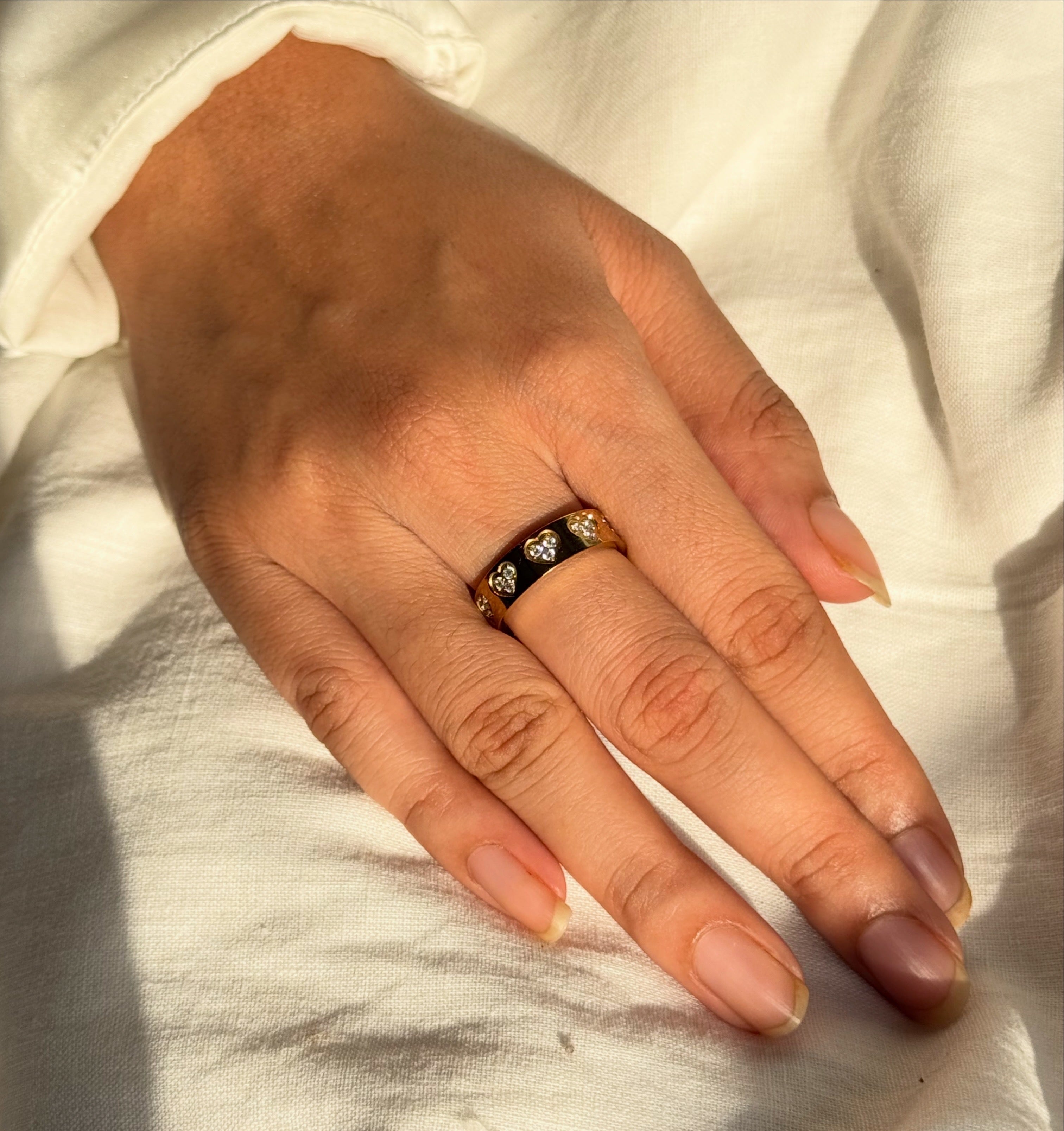 Diamond Heart Ring