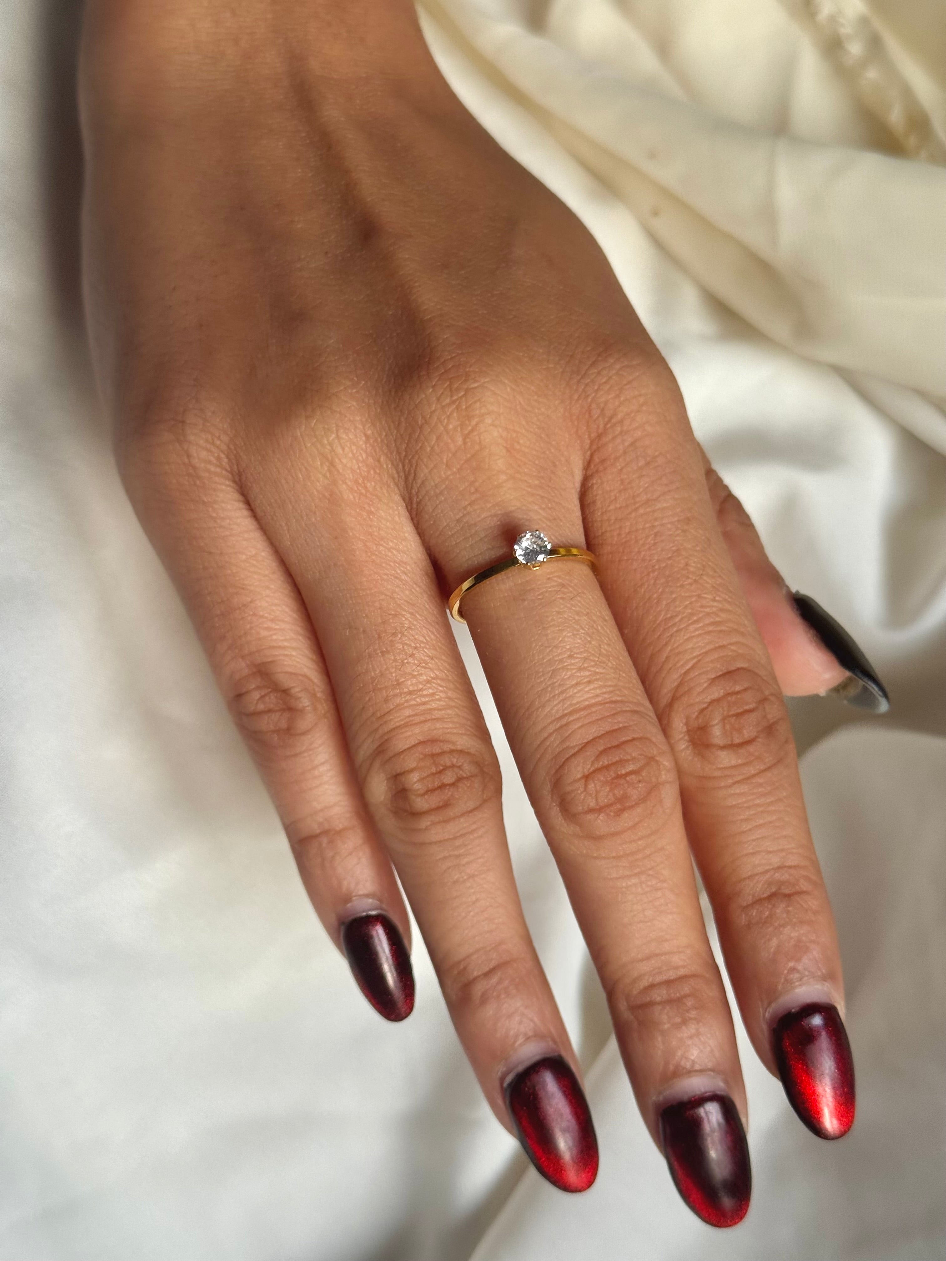 Promise Gold Diamond Ring