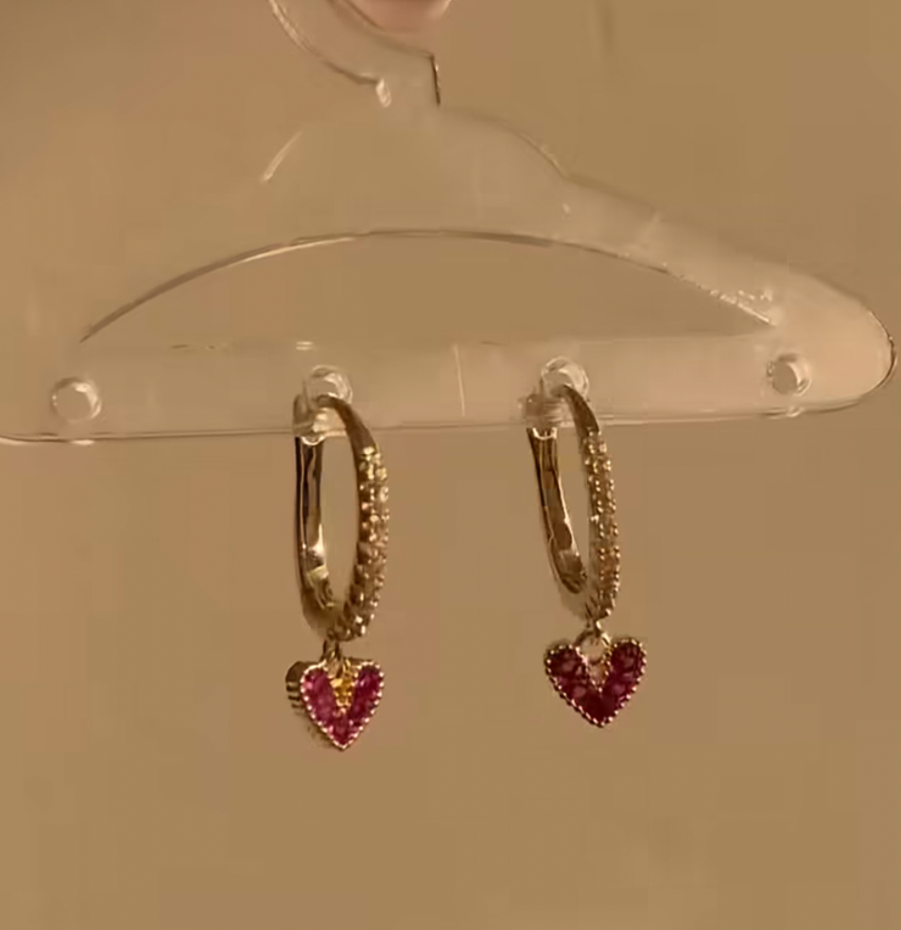 Blush Pink Diamond Earrings