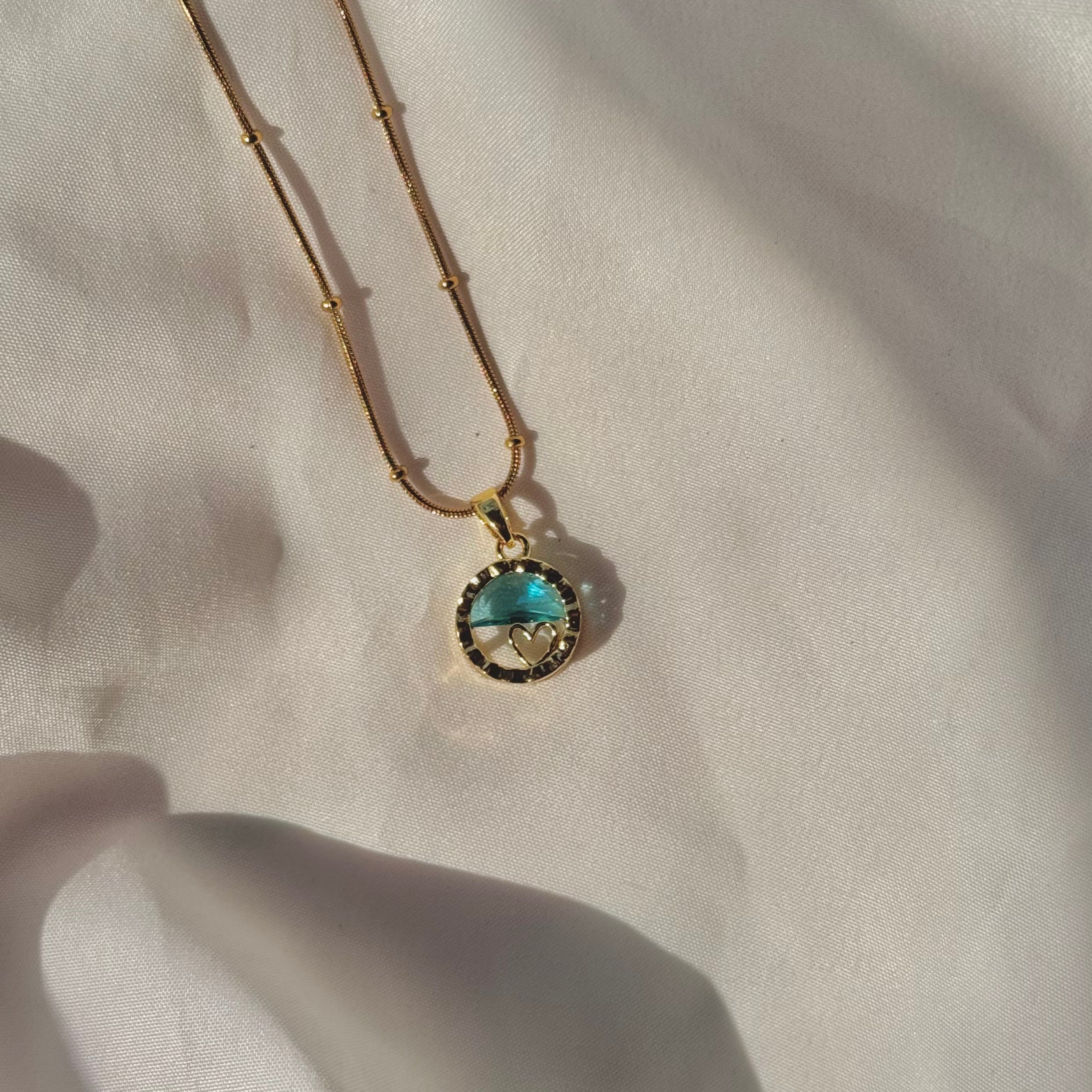 Ocean heart necklace