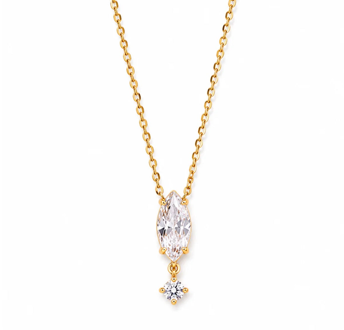 Marquis Diamond Necklace