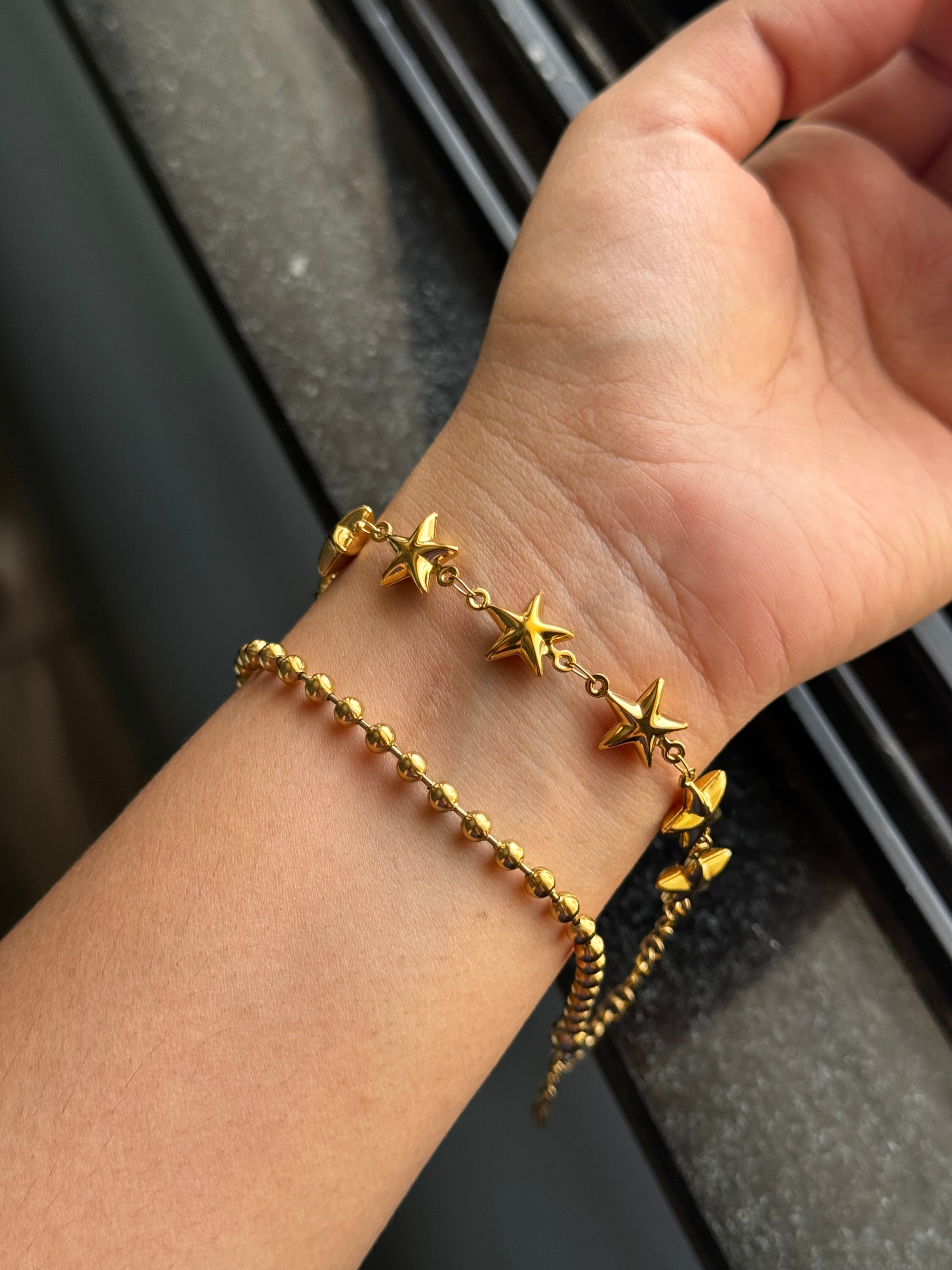 Gold Star Bracelet