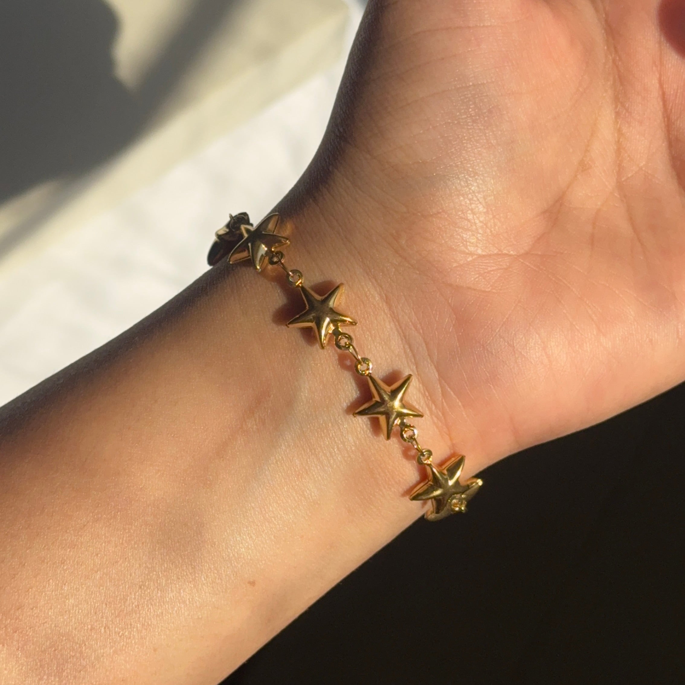 Gold Star Bracelet
