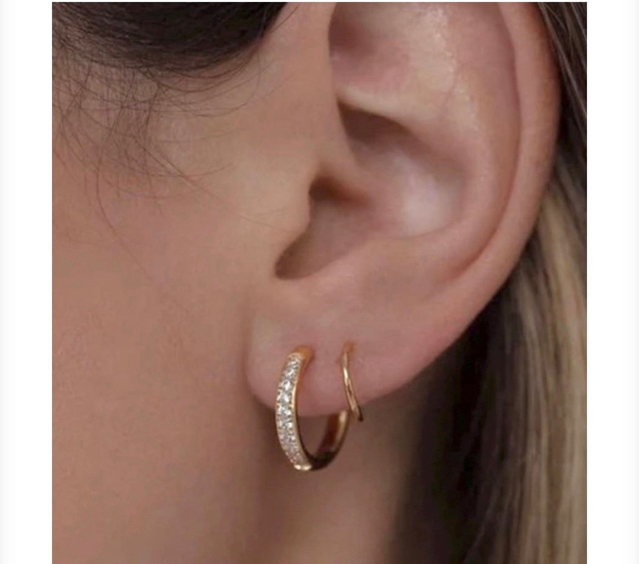 Piercing hoops(Diamond)