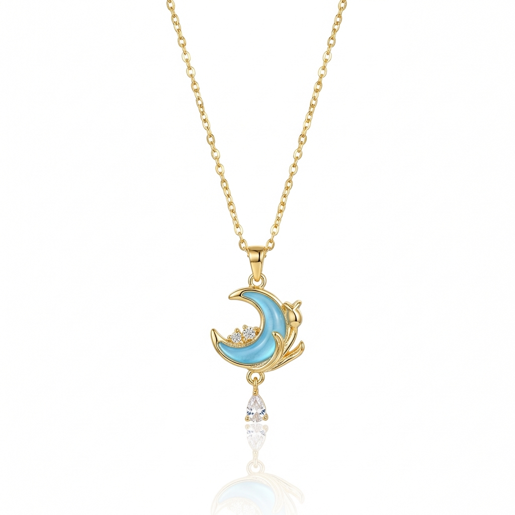 Blue Moon Necklace