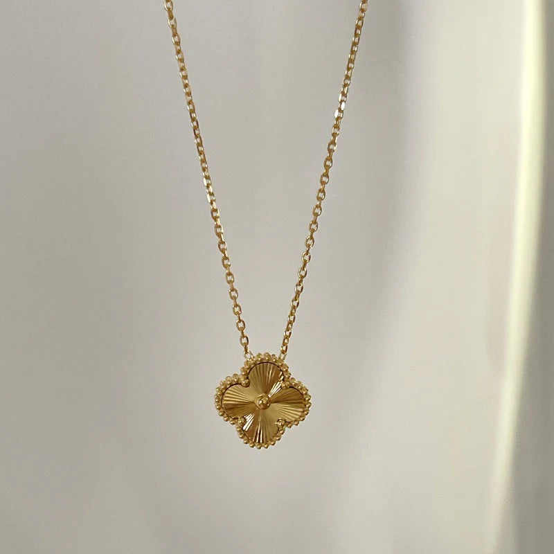 Golden Clover Necklace