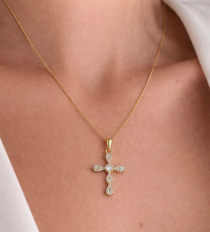 Diamond Cross Necklace