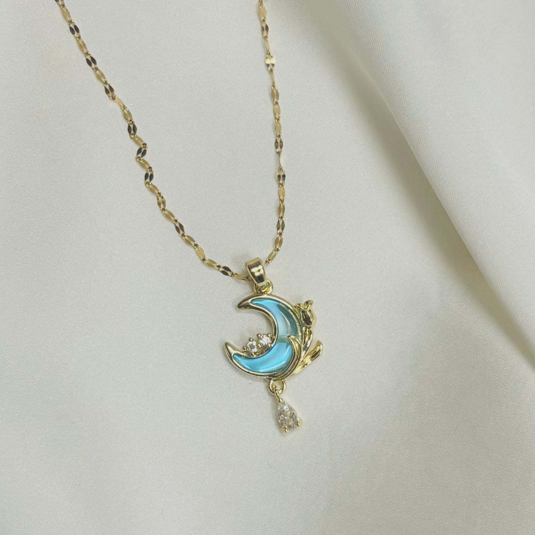 Blue Moon Necklace