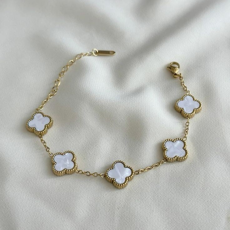 Clover Bracelet (Black & White 2 in one)