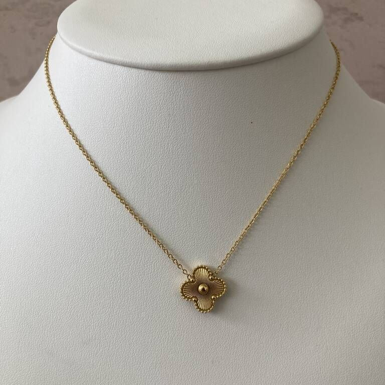 Golden Clover Necklace